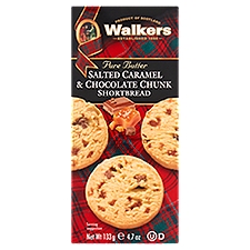 Walkers Pure Butter Salted Caramel & Chocolate Chunk, Shortbread, 4.7 Ounce