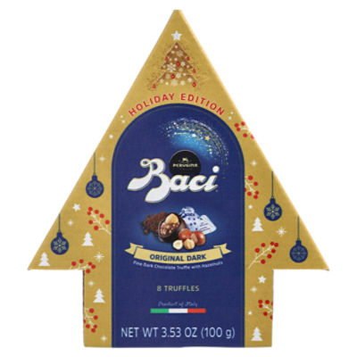 Baci Perugina Baci Original Dark Fine Chocolate Truffles with Hazelnut