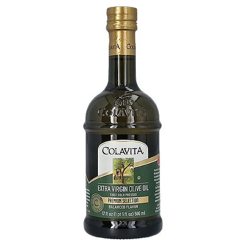 Colavita Premium Selection Extra Virgin Olive Oil, 17 fl oz
Our Premium Selection extra virgin olive oil is a classic everyday oil. Notes of pepper and fruit are balanced by a mild finish.