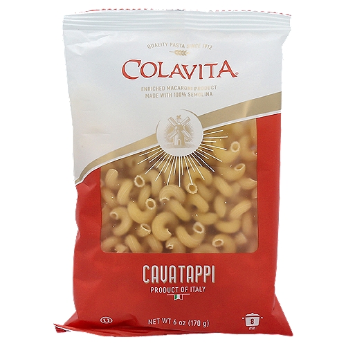 COLAVITA Cavatappi Pasta, 16 oz
Enriched Macaroni Product