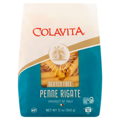 Colavita Gluten Free Penne Rigate Pasta, 12 oz