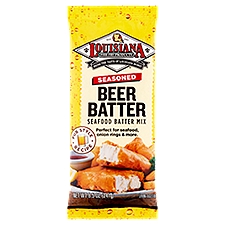 Louisiana Seasoned Beer Batter Seafood Batter Mix, 8.5 oz