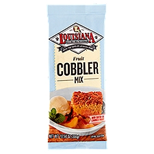 Louisiana Fish Fry Products Fruit Cobbler Mix, 10.58 oz, 10.58 Ounce