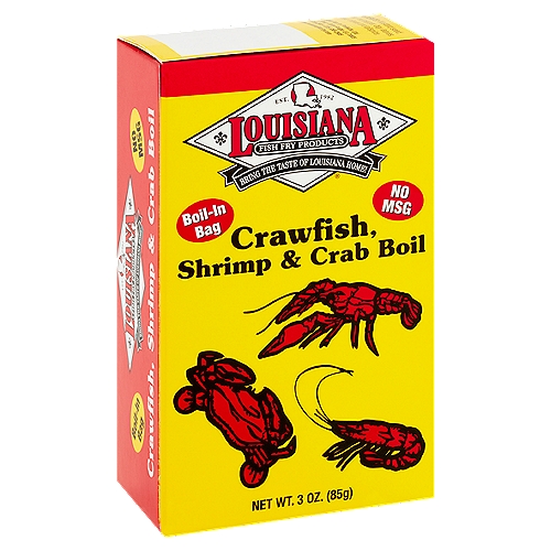 Louisiana Fish Fry Products Crawfish, Shrimp & Crab Boil, 3 oz
