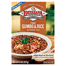 Louisiana Fish Fry Products Cajun Gumbo & Rice Entrée Mix, 8 oz