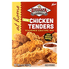 Louisiana Fish Fry Products At Home Mild Chicken Tenders Seasoned Coating Mix, 4.5 oz, 4.5 Ounce