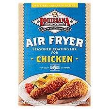 Louisiana Fish Fry Products Air Fryer Seasoned Coating Mix for Chicken, 5 oz