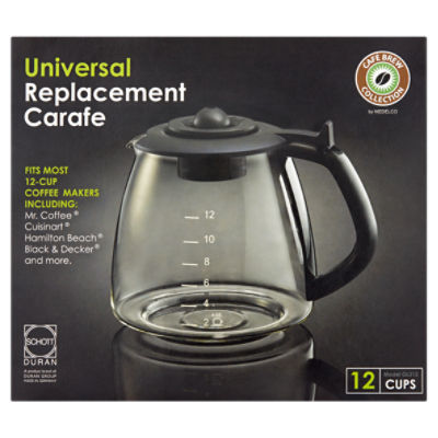 12-Cup Universal Replacement Glass Carafe