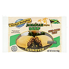 Global Delights Jamaican Style Beef, Turnover, 4.5 Ounce