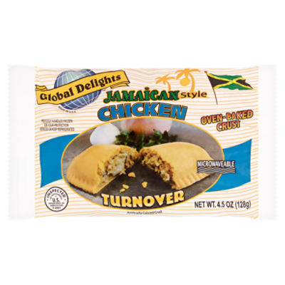 Global Delights Jamaican Style Chicken Turnover, 4.5 oz