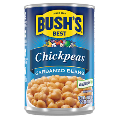 Bush's Best Chickpeas Garbanzo Beans, 15.5 oz
