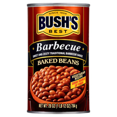 Bush's Barbecue Baked Beans 28 oz, 28 Ounce
