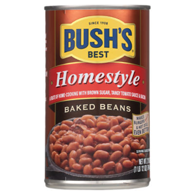Bush's Homestyle Baked Beans 28 oz, 28 Ounce