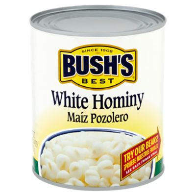 Bush's Best White Hominy, 30 oz