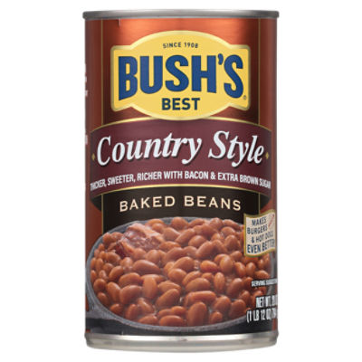 Bush's Country Style Baked Beans 28 oz, 28 Ounce