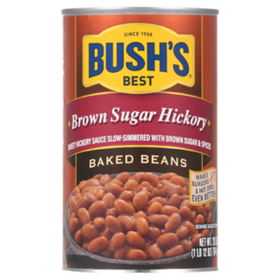 Bush's Brown Sugar Hickory Baked Beans 28 oz, 28 Ounce