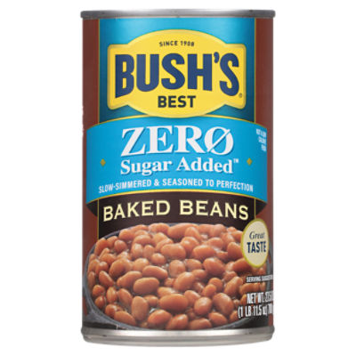 Bush's Zero Sugar Added Baked Beans 27.5 oz, 27.5 Ounce