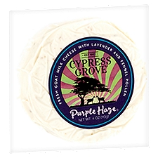 Cypress Grove Purple Haze Fresh Goat Milk Cheese with Lavender and Fennel Pollen, 4 oz