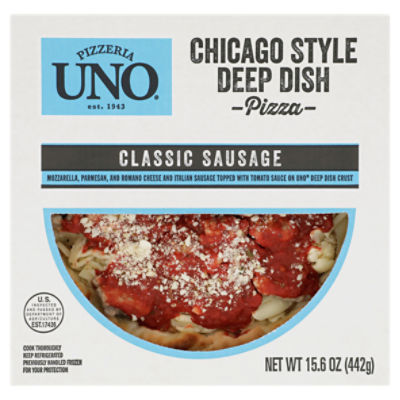 Uno Classic Sausage Chicago Style Deep Dish Pizza, 15.6 oz
