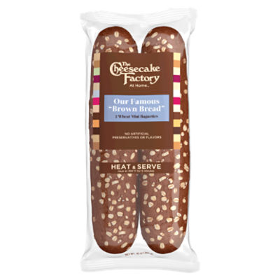 The Cheesecake Factory At Home Wheat Mini Baguettes, 2 count, 10 oz