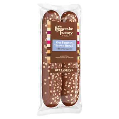 The Cheesecake Factory At Home Wheat Mini Baguettes, 2 count, 10 oz