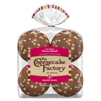 The Cheesecake Factory At Home Famous "Brown Bread" Wheat Bakery Buns, 8 count, 23.2 oz, 23.2 Ounce