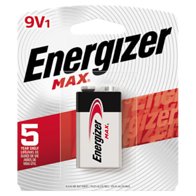 Energizer Max 9V Alkaline Batteries