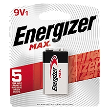 Energizer Max 9V Alkaline Batteries