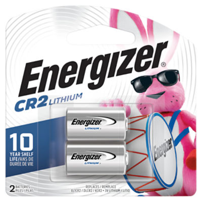 Energizer CR2 3V Lithium Batteries, 2 count
