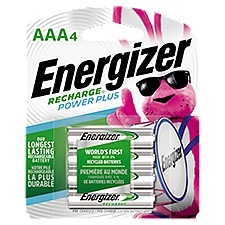 Energizer Triple A, Batteries, 4 Each