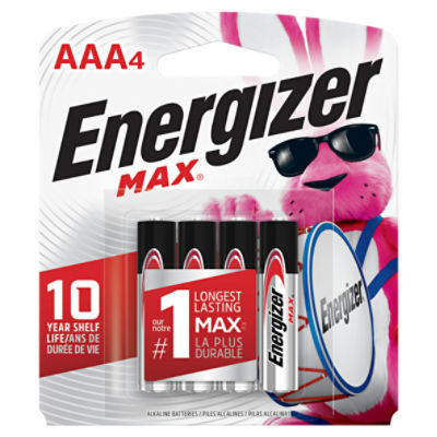 Energizer Max AAA Batteries, Alkaline AAA