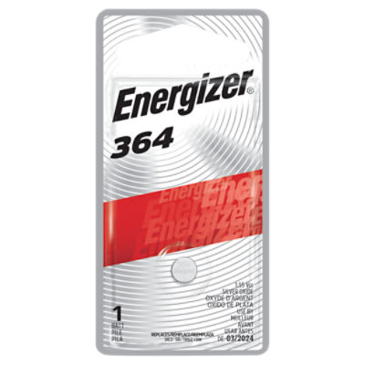 Energizer 364 Silver Oxide Button Battery, 1 Pack