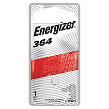 Energizer 364 Silver Oxide Button, Battery, 1 Each