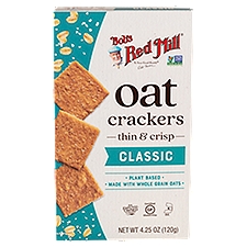 Bob's Red Mill Classic Oat Crackers, 4.25 oz