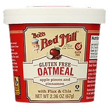 Bob's Red Mill Apple Cinnamon Oatmeal Cup, 2.36 oz, 2.36 Ounce