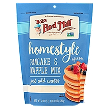 Bob's Red Mill Pancake & Waffle Mix  Homestyle, 24 Ounce