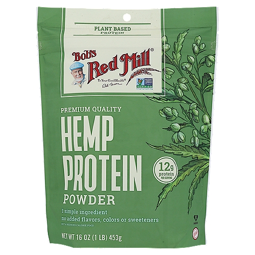 14g of high-quality plant-based protein per serving. Mixes easily into shakes and smoothies and can also be used for baking.