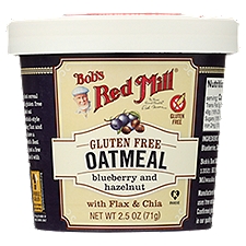 Bob's Red Mill Blueberry Hazelnut Oatmeal Cup, 2.5 oz, 2.5 Ounce