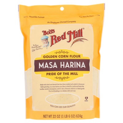 Bob's Red Mill Golden Corn Flour Masa Harina, 22 oz