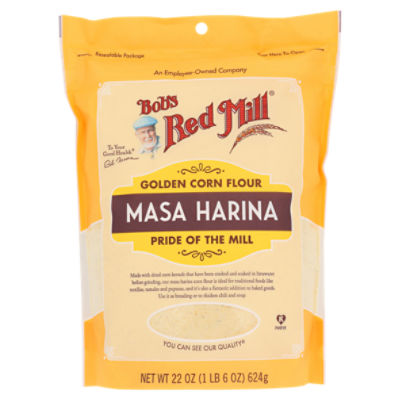 Bob's Red Mill Golden Corn Flour Masa Harina, 22 oz Fairway