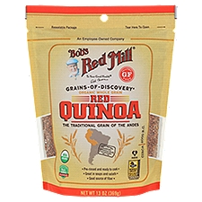 Bob's Red Mill Grains-of-Discovery Organic Whole Grain Red Quinoa, 13 oz, 13 Ounce