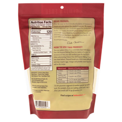 Bob s Red Mill Gluten Free All Purpose Baking Flour 22 oz The