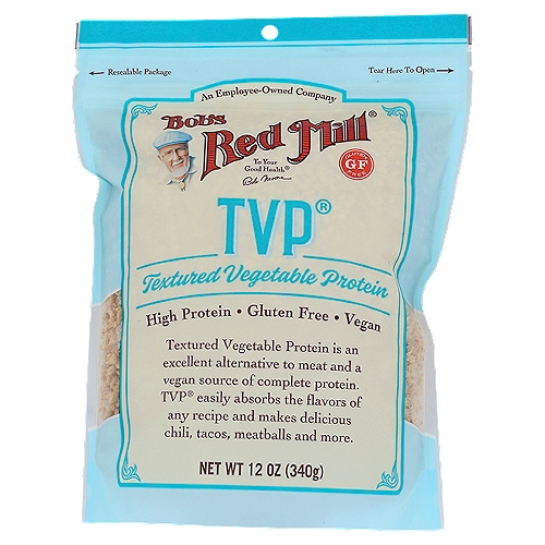 Bob's Red Mill TVP (Textured Vegetable Protein), 12 oz