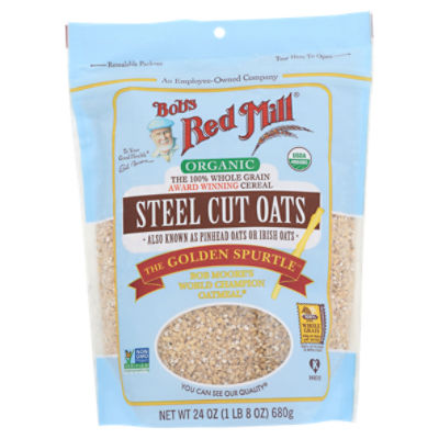 Bob's Red Mill Organic Steel Cut Oats, 24 oz ShopRite