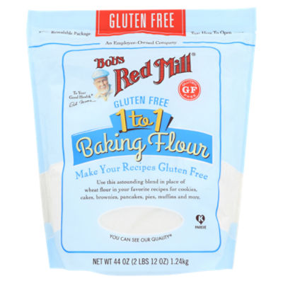 Bob's Red Mill Gluten Free 1-to-1 Baking Flour, 44 oz