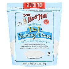 Bob's Red Mill Gluten Free 1-to-1 Baking Flour, 44 oz