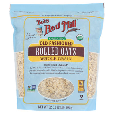 Bob's Red Mill Organic Old Fashioned Rolled Oats, 32 oz