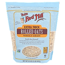 Bob's Red Mill Rolled Oats, Extra Thick, 32 Ounce