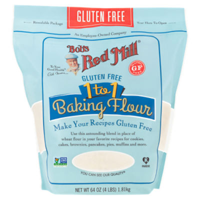 Bob's Red Mill Gluten Free 1 to 1 Baking Flour, 64 oz