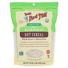 Bob's Red Mill Organic Creamy Buckwheat Hot Cereal, 18 oz, 18 Ounce